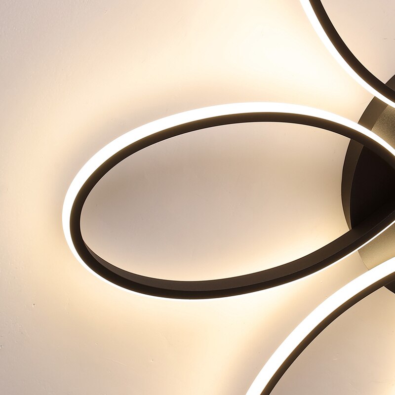 Modern led chandelier for living room bed room dining room office High brightness RC dimmable Indoor chandelier lighting