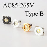 1W 3W Led recessed cabinet mini spot light 110V 220v downlight 12v dc jewelry show Include Led Driver 4000K Ceiling light lamp