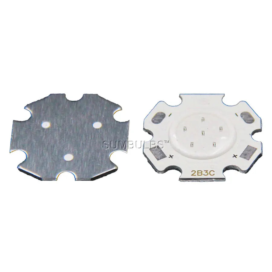 10-Pack 20mm Round COB LED Light Chips (DC 3W / 5W / 7W) - High-Power Light Source Modules