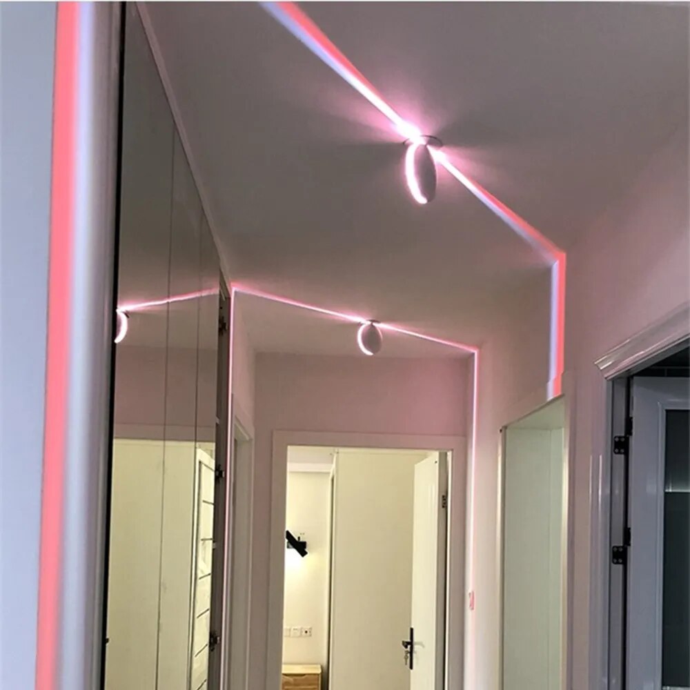Colorful Downlight Led Surface Mounted Ceiling Lamp Waterproof Indoor Outdoor Wall Lamp For Corridor KTV Bar Decorative Lighting