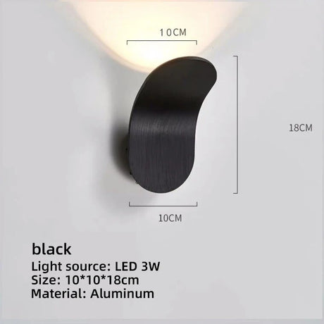 Modern LED Wall Lamps for TV Background Bedside 5W AC85-265V Nordic Living Room Corridor Balcony Wall Lights Decoration Lighting