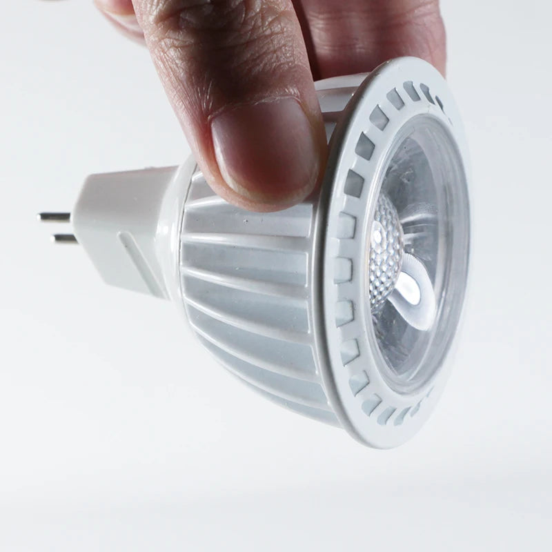 Super Bright MR16 LED Spotlight - 12V 24V COB Low Voltage Cup Light