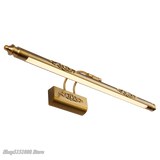 Waterproof Retro LED Bathroom Mirror Lamp - Vintage Metal Vanity Light Sconce