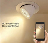 Dimmable Led Downlight 360 Rotate Adjustable Recessed Downlight Ceiling Lamp Dinning Room Living Room Spot Led Light Fixtures