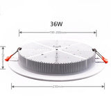 Dimmable 5W-36W LED Ceiling Lamp Recessed SMD Downlight 24W 30W Spot Light AC85-260V For Living Room and Shopping Mall Lighting