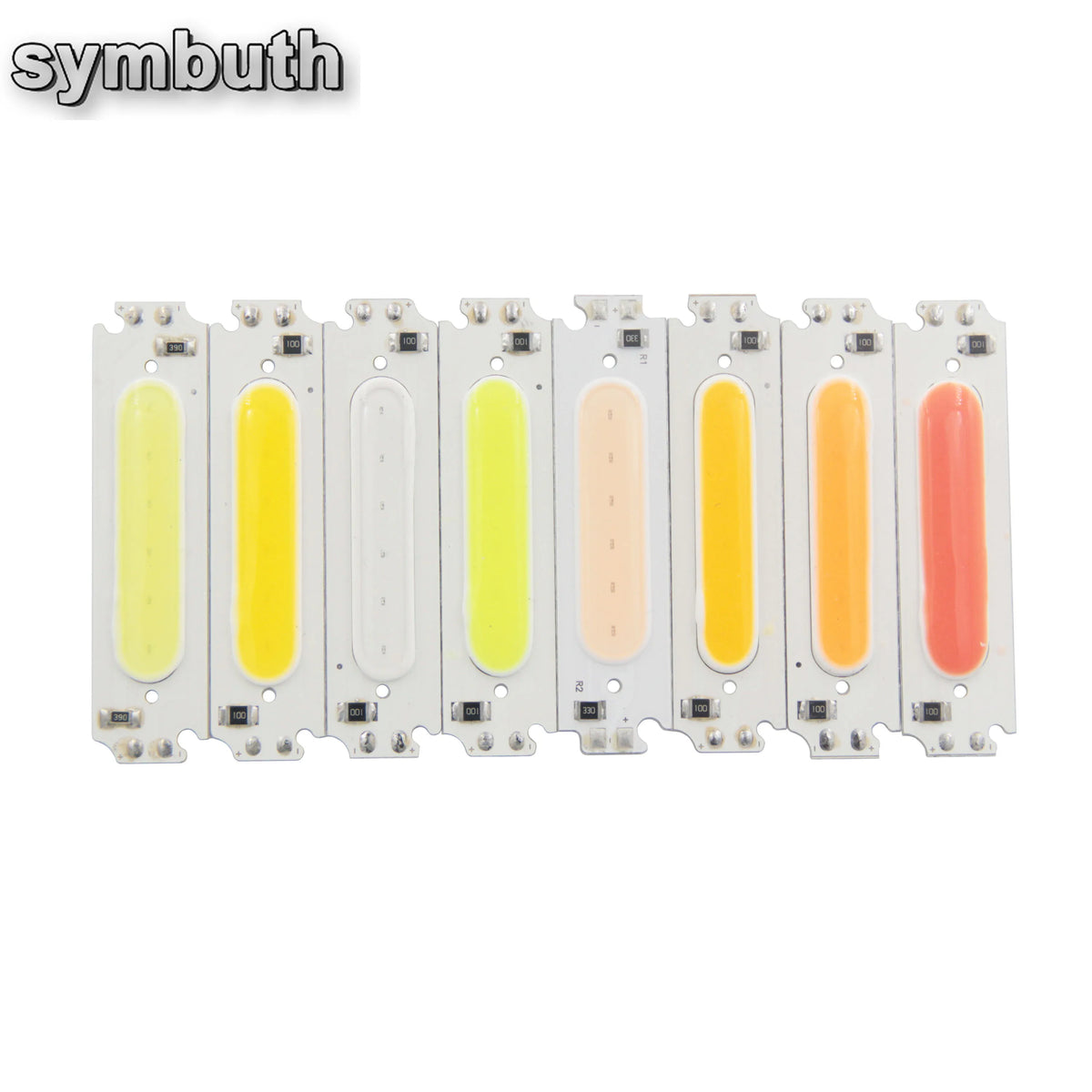 DC 12V 60*15mm COB LED Bar 2W Diode Lighting Strip Red Blue Pink Green Yellow White Color for DIY Lamp