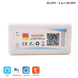 Wi-Fi Smart Controller Tuya Alexa Google Home Voice DC5-24V Single color Dimmer CCT RGB RGBW RGBCCT 5 in 1 LED Strip APP 2.4G RF