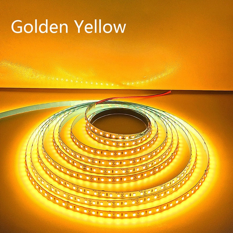 LED Strip 2835 DC12V 24V 120LEDs/m Home Lamp Strip Red Ice Blue Green Yellow Pink Flexible And Cuttable Soft Lamp Bar