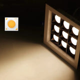 Dimmable embedded LED panel, square ceiling lamp, 15W, 24w, 30w, AC110V, 220V, 1 pc.