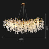 Modern Crystal Luxury LED Chandelier Lighting Home Decoration LOFT Villa Lustre Living Room Hotel Hall Art Indoor Decor Lighting
