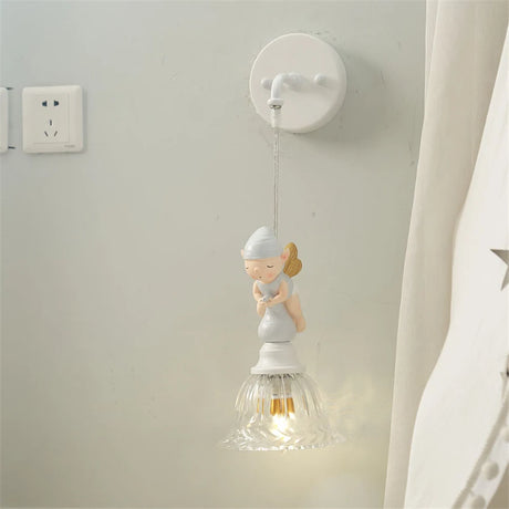 Butterfly Fairy American Children's Room Wall Lamp Nordic Girl Boy Bedroom Study Hallway Cartoon Modern Simple Decors Wall Lights