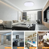 Ultra-Thin Surface Mount LED Ceiling Light (6W-48W) - AC85-265V Flush Mount Panel Lampada Lamp Fixture for Bedroom & Living Room