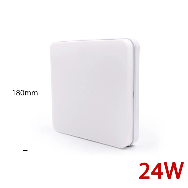 Ultra-Thin Surface Mount LED Ceiling Light (6W-48W) - AC85-265V Flush Mount Panel Lampada Lamp Fixture for Bedroom & Living Room