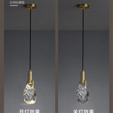 New Crystal Led Pendant lights Nordic luxury brass Dining Room Bar Kitchen suspension Luminaire bedroom bedside Hanging lamp