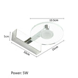 Modern LED Mirror Front Light Bathroom Clear K9 Crystal Moisture Proof Makeup Table Lighting Vanity Lights Makeup Mirror Lights