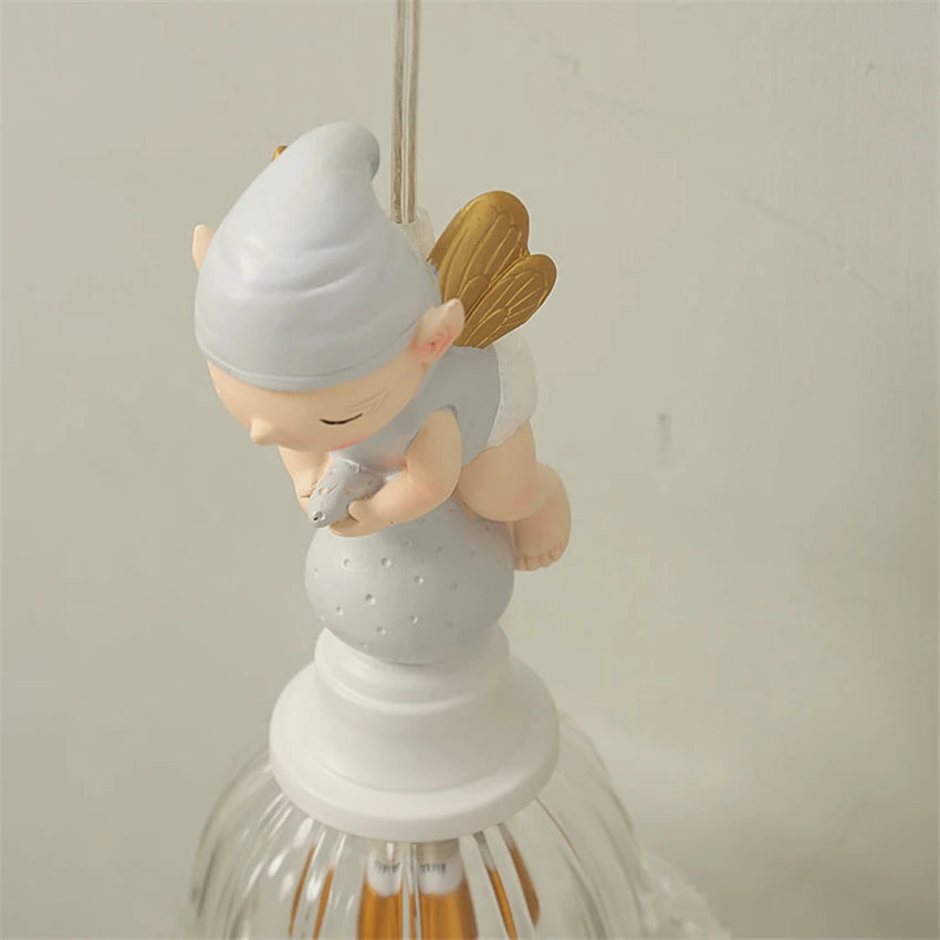 Butterfly Fairy American Children&#39;s Room Wall Lamp Nordic Girl Boy Bedroom Study Hallway Cartoon Modern Simple Decors Wall Lights