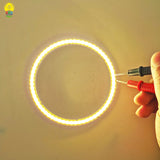 COB LED Angel Eyes Ring Light Chip (12V DC, 20mm–120mm) - Aluminum Board Light Source
