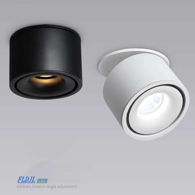Adjustable Recessed Ceiling Downlights 10W 12W 15W Dimmable LED Recessed lamp Nordic Spot light for indoor Spot lighting fixture