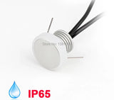 1PCS Eclipse Recessed LED Round Interior Wall Lamp 1W 12V Indoor Stair Step Staircase Deck Corner Decoration Moon Light