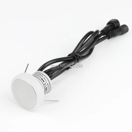 1PCS Eclipse Recessed LED Round Interior Wall Lamp 1W 12V Indoor Stair Step Staircase Deck Corner Decoration Moon Light
