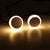 1PCS Eclipse Recessed LED Round Interior Wall Lamp 1W 12V Indoor Stair Step Staircase Deck Corner Decoration Moon Light
