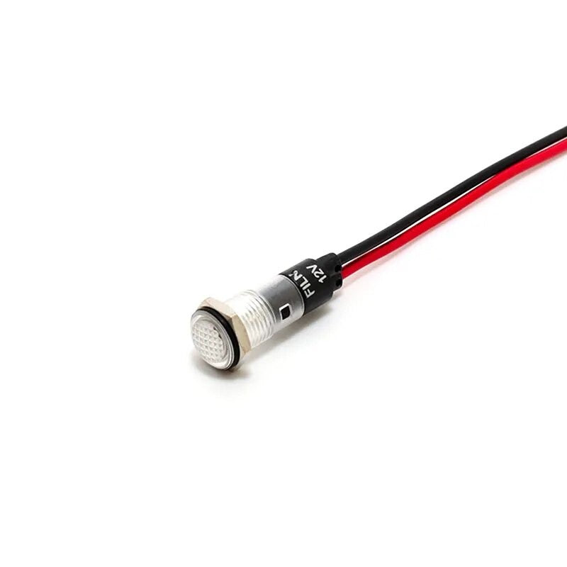 LED light indicator lamp pilot light signal light 8mm