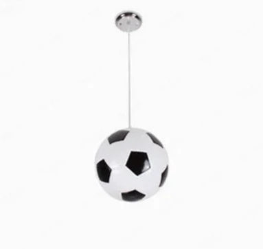 Basketball Football Glass Pendant Lights Modern Led Sport Hanging Lamp for Children&#39;s Room Kids Bedroom Home Loft Decors Luminaie