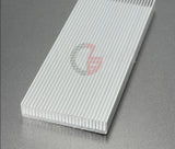 100x41x8mm Aluminum Heatsink Radiator Heat Sink for Speed Controller Circuit Board LED Driver Power IC Transistor Computer