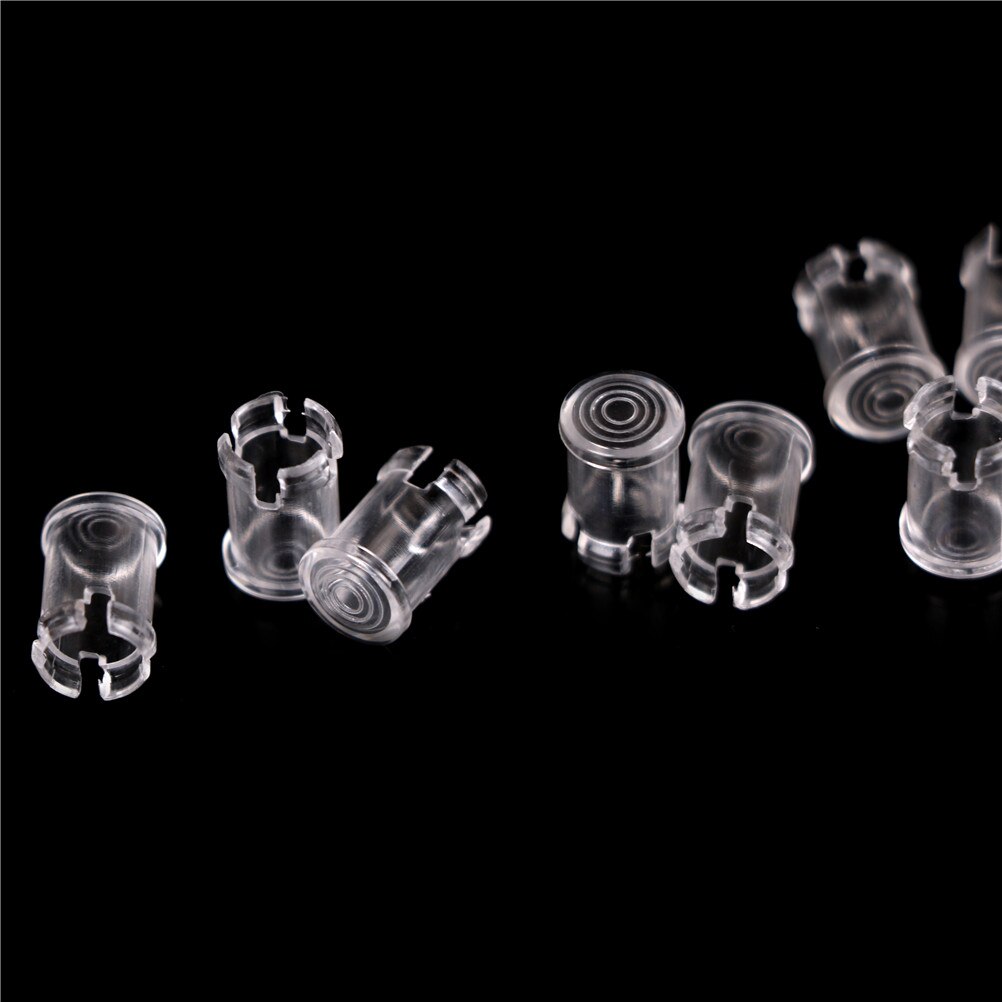 Clear Plastic LED Light Emitting Diode Lampshade Protector 10/20pcs 3mm 5mm