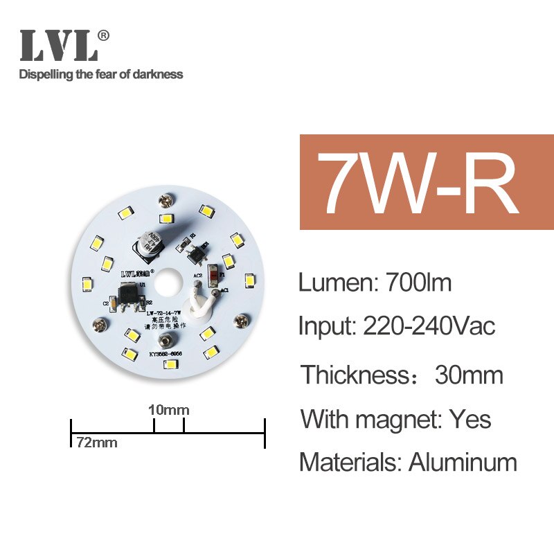 LED Lamp Chip SMD2835 Beads Smart IC 220V Input 6000K 4000K 7W 10W 18W 25W 36W 40W DIY Ceiling Source Light Board