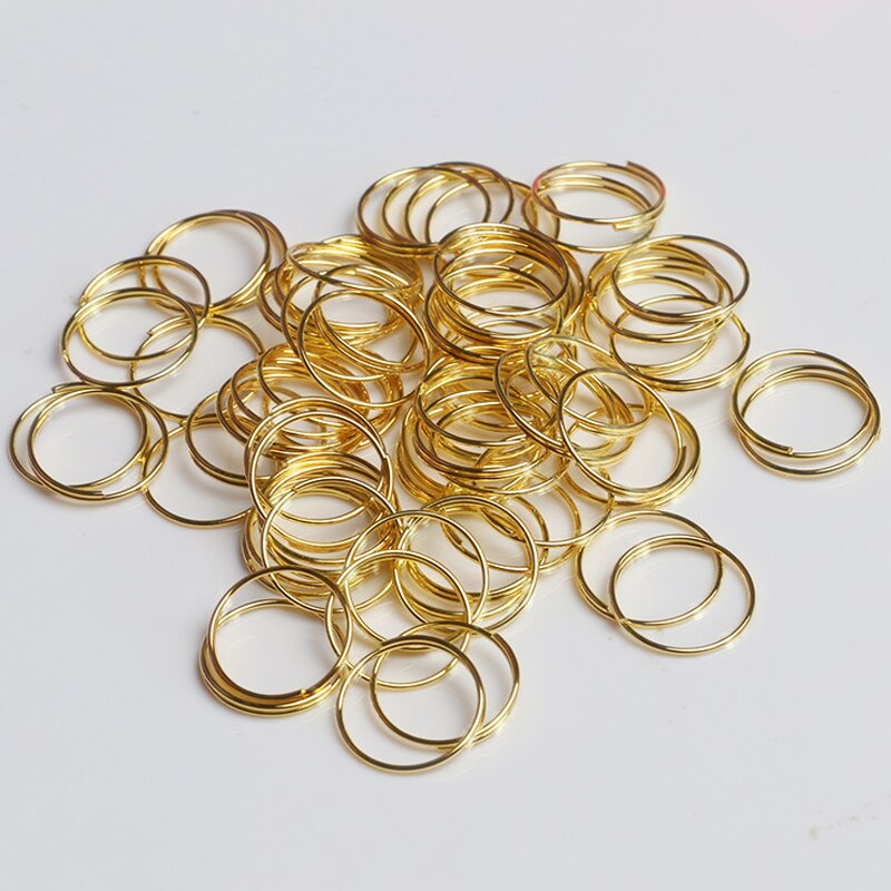 100x 11mm 12mm 13mm 15mm 20mm round stainles steel ring crystal for Chandelier Ball Parts Bead light accessorise Curtain connect