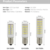 LED Bulb E14 LED Lamp 220V Corn Bulb Warm White Cold White 33 51 75LEDs for Home Modern Living Room LED Light