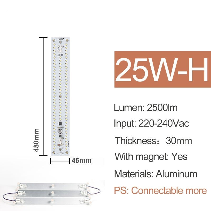 LED Lamp Chip SMD2835 Beads Smart IC 220V Input 6000K 4000K 7W 10W 18W 25W 36W 40W DIY Ceiling Source Light Board