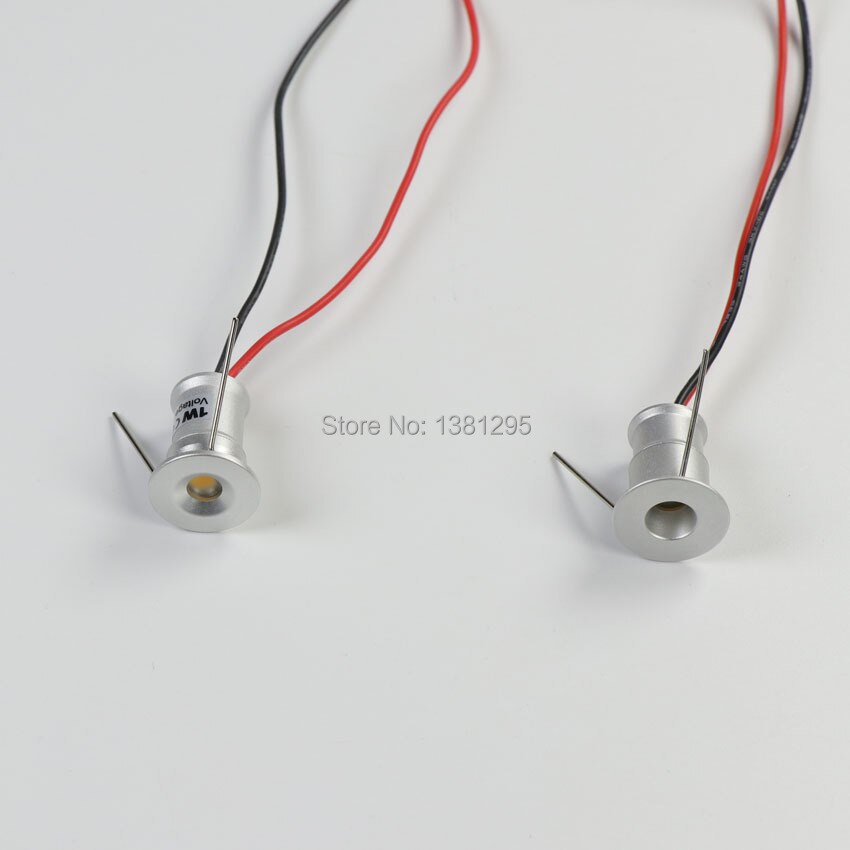 1W Mini LED Spotlight Ceiling Small Recessed Spot Light Showcase Verander Kitchen Plinth Step Wall Stair Lamp 12V Dimmable