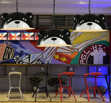 American children bedroom panda pendant lights kids cartoon nursery study hanging lamp creative home deco kitchen led luminaire