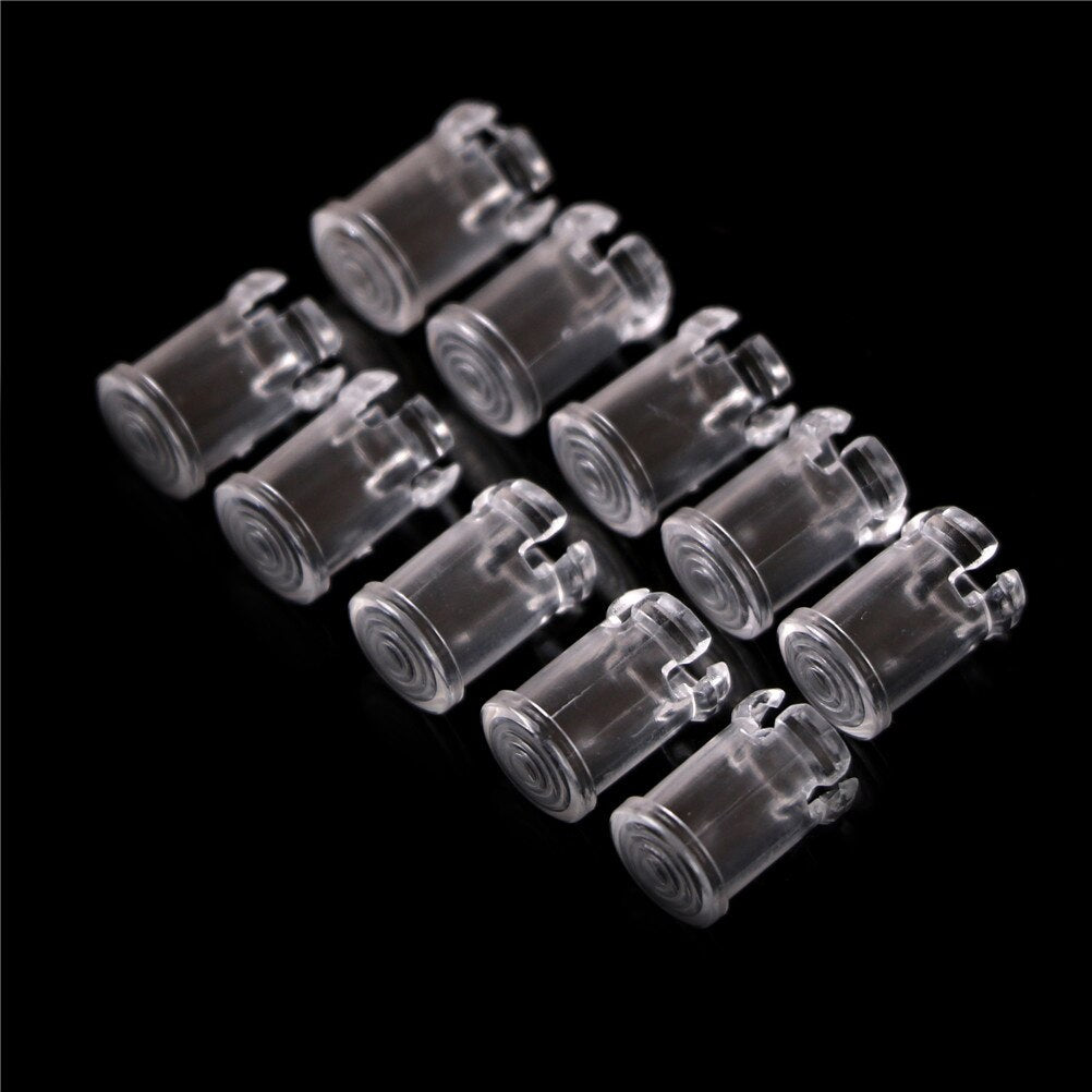 Clear Plastic LED Light Emitting Diode Lampshade Protector 10/20pcs 3mm 5mm