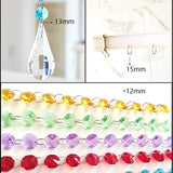 100x 11mm 12mm 13mm 15mm 20mm round stainles steel ring crystal for Chandelier Ball Parts Bead light accessorise Curtain connect