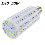 High brightness 50W LED bulb E40 LED Light 165 LEDs 5730 SMD LED Corn Lamp AC110/220V Warm White Cool White free shipping 1pcs