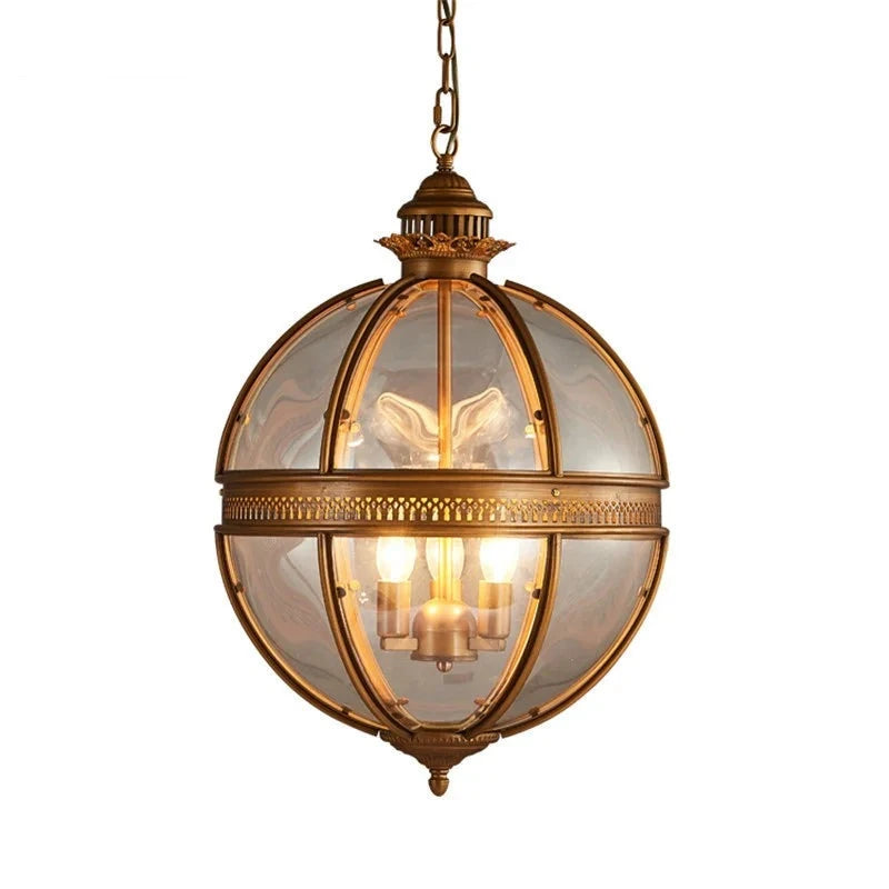 American country retro glass chandeliers cafes clothing stores bars industrial wind personality creative Chandelier