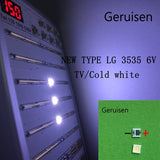200pcs FOR LCD TV repair LG led TV backlight strip lights with light-emitting diode 3535 SMD LED beads 6V LG 2W