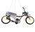 Industrial air chandelier creative personality motorcycle chandelier children's room boys bedroom restaurant Chandelier