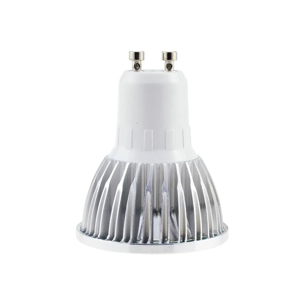 Dimmable High-Power COB LED Spotlight Bulb (6W/9W/12W) - GU10 E27 E14 MR16 Base Lamp (AC/DC 12V, 110V, 220V)