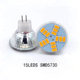 1PCS/LOT New MR11 GU4 Led Lamps 3W 7W LED Bulbs Spotlight 12V 24LEDS 15LEDS SMD3528 5730 Warm/Cool White Light LED Spot Bulb