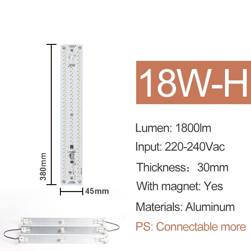 LED Lamp Chip SMD2835 Beads Smart IC 220V Input 6000K 4000K 7W 10W 18W 25W 36W 40W DIY Ceiling Source Light Board