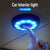 Wireless USB Led Reading Lamp Abs Dome Roof Ceiling Reading Trunk Ambient Light Bulb White Yellow Car Interior Atmosphere Light
