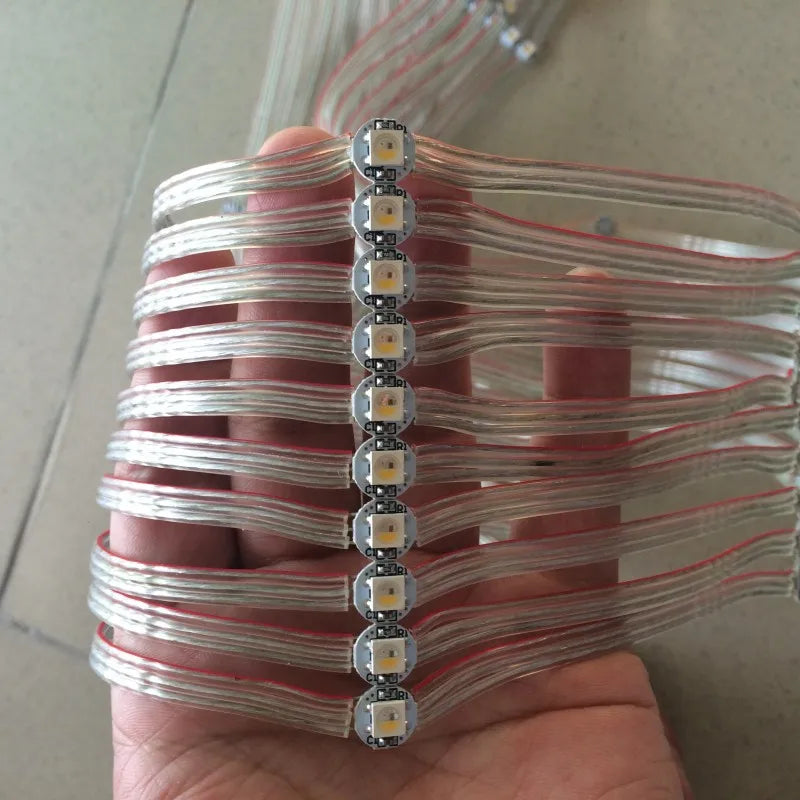 50x SK6812 Pre-Soldered Mini LED Modules (5V) - Addressable Individually RGBW / Neutral White / WWA Pixel PCB Board