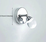 3W LED angle adjustment wall lamp bedside bedroom lamp modern minimalist kitchen bathroom mirror lights aisle stairs wall sconce