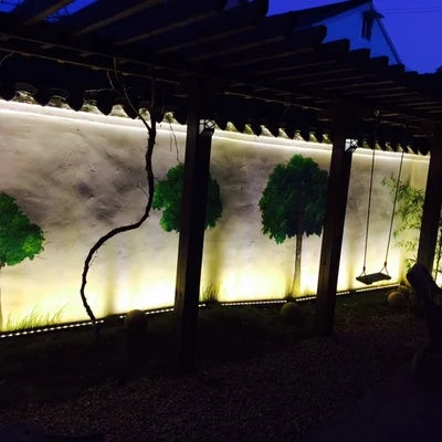 12w 50cm LED Wall Washer Light Linear Bar Floodlight Outdoor Wall Lamp Landscape Light IP65 Waterproof Pure/Warm White