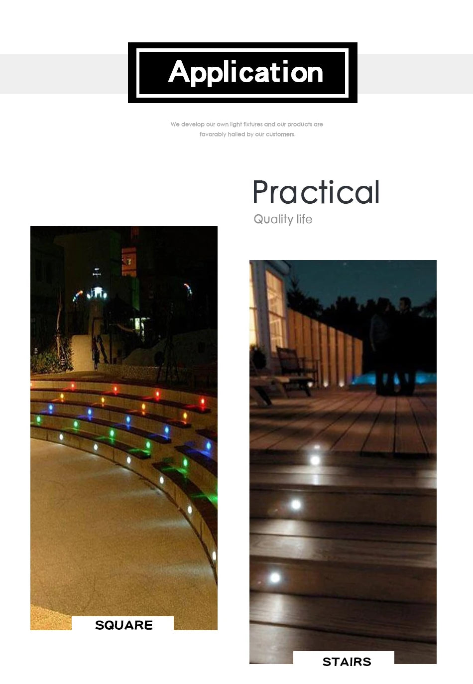 IP68 LED Underground Lamp 6W 9W 12W 15W 18W Recessed Stairs Flood Light Ground Spotlight Waterproof Outdoor Garden 220V 12V 24V