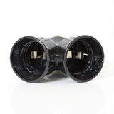 Black Fireproof Material E27 TO 2E27 Socket Base LED Bulb Converter Splitter Adapter E27 to 2 E27 Lamp Holder Converter